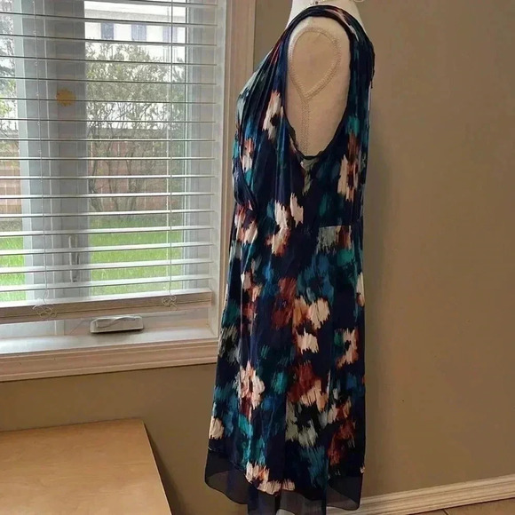 [XL]Simply Vera Vera Wang V Neck Midi Dress - Picture 4 of 8